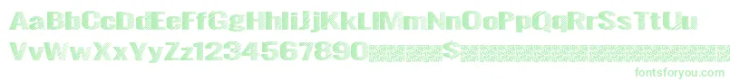 Greatmiami Font – Green Fonts on White Background