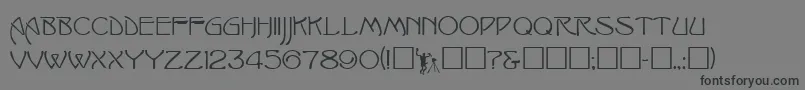Weitere Informationen zur IshmaelRegular-Schriftart IshmaelRegular-Schriftart – Schwarze Schriften auf grauem Hintergrund
