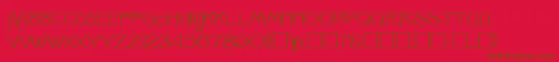 Lisätietoja IshmaelRegular-fontista IshmaelRegular-fontti – ruskeat fontit punaisella taustalla