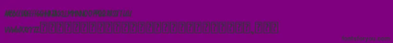 TheSarcasticGiraffeBold Font – Black Fonts on Purple Background