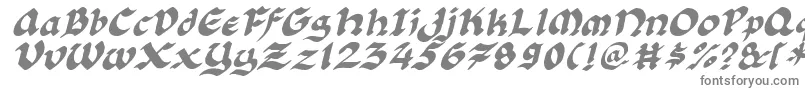 Florli Font – Gray Fonts on White Background