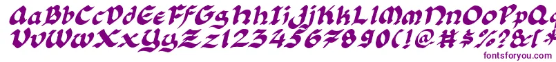 Florli-Schriftart – Violette Schriften