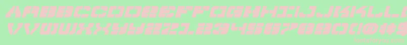 Vyperbei Font – Pink Fonts on Green Background