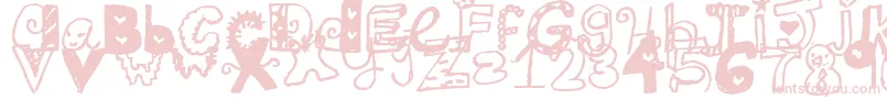 Jamaicafont-Schriftart – Rosa Schriften