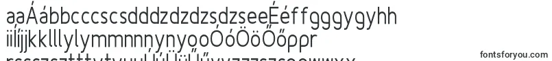 Шрифт Finenessproregularcond – венгерские шрифты