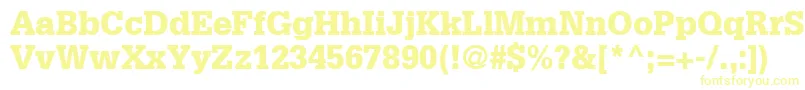 GlyphaLt75Black Font – Yellow Fonts