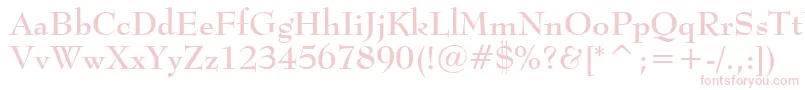 BernhardModernBoldBt Font – Pink Fonts on White Background