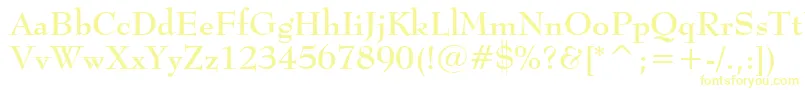 More about BernhardModernBoldBt Font BernhardModernBoldBt Font – Yellow Fonts on White Background