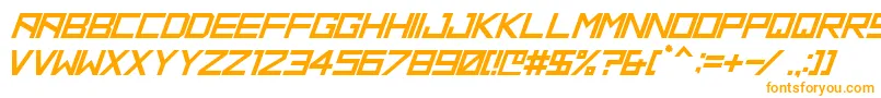 HbmRidgePersonalUseOnly Font – Orange Fonts on White Background