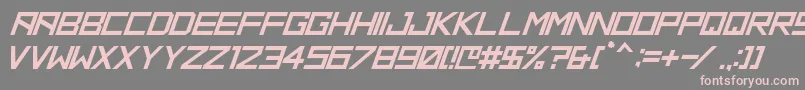 HbmRidgePersonalUseOnly Font – Pink Fonts on Gray Background
