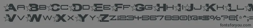 TroglodytePop Font – Black Fonts on Gray Background