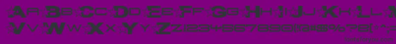 TroglodytePop Font – Black Fonts on Purple Background