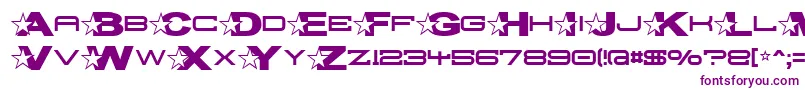 TroglodytePop Font – Purple Fonts on White Background