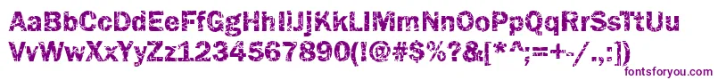 Funky07Bold Font – Purple Fonts