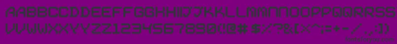 fuente 01Digit2000 – Fuentes Negras Sobre Fondo Morado