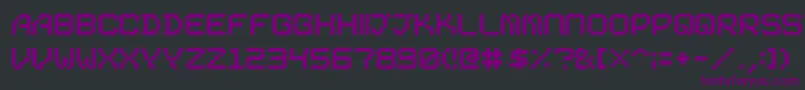 01Digit2000 Font – Purple Fonts on Black Background