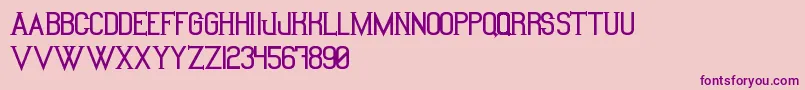 Kiona Font – Purple Fonts on Pink Background