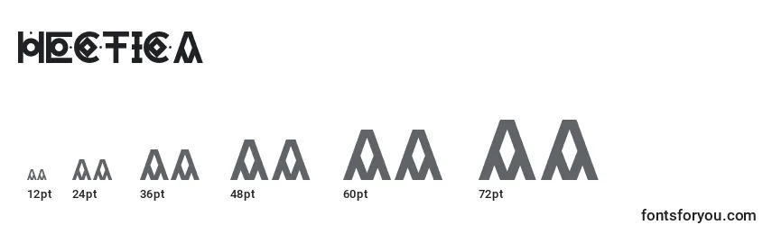 Hectica Font Sizes