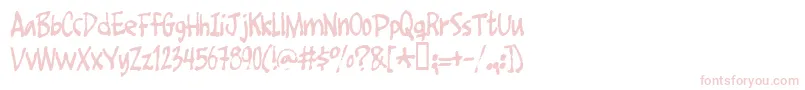 Foot Font – Pink Fonts