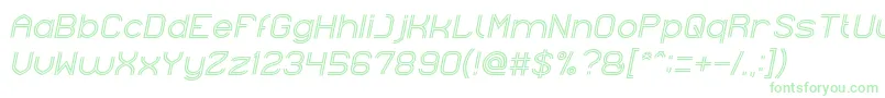 Fonte NextCenturyItalic – fontes verdes