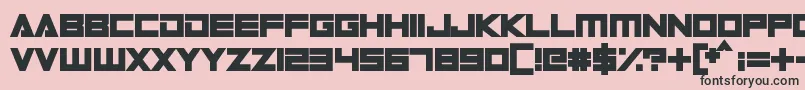 fuente DigitalDare – Fuentes Negras Sobre Fondo Rosa