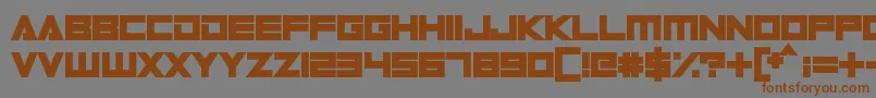DigitalDare Font – Brown Fonts on Gray Background