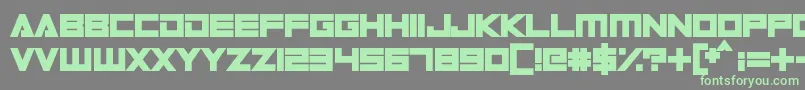 DigitalDare Font – Green Fonts on Gray Background