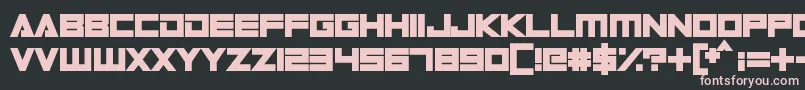 DigitalDare Font – Pink Fonts on Black Background