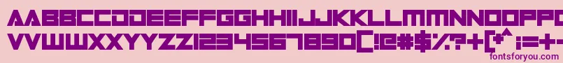 DigitalDare Font – Purple Fonts on Pink Background