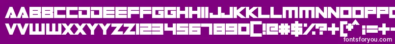 DigitalDare Font – White Fonts on Purple Background
