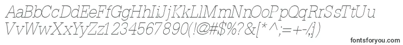 InstallationlightsskItalic Font – Civil Fonts
