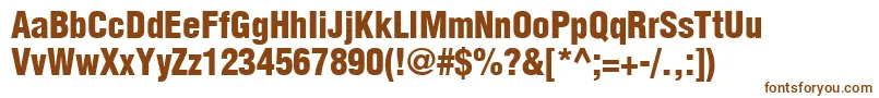 AglettericacondensedlightBold Font – Brown Fonts