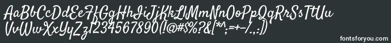 SatisfyRegular Font – White Fonts