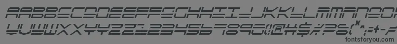 Qstrike2ic Font – Black Fonts on Gray Background
