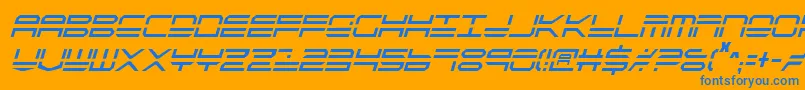 Weitere Informationen zur Qstrike2ic-Schriftart Qstrike2ic-Schriftart – Blaue Schriften auf orangefarbenem Hintergrund