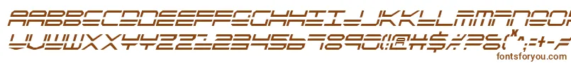 Шрифт Qstrike2ic – коричневые шрифты на белом фоне