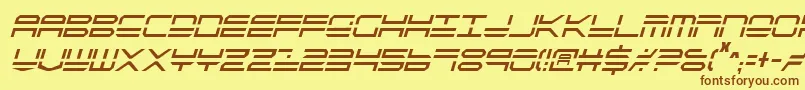 Weitere Informationen zur Qstrike2ic-Schriftart Qstrike2ic-Schriftart – Braune Schriften auf gelbem Hintergrund
