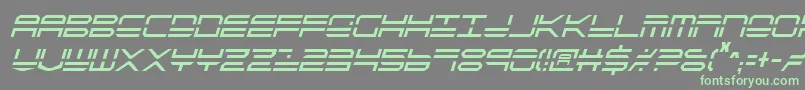 Weitere Informationen zur Qstrike2ic-Schriftart Qstrike2ic-Schriftart – Grüne Schriften auf grauem Hintergrund