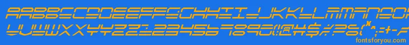 Saiba mais sobre a fonte Qstrike2ic Fonte Qstrike2ic – fontes laranjas em um fundo azul