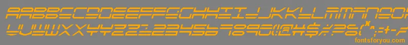 fuente Qstrike2ic – Fuentes Naranjas Sobre Fondo Gris