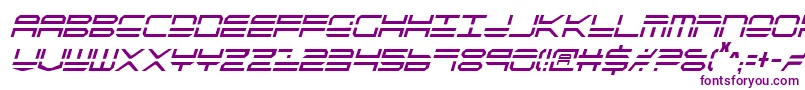 Qstrike2ic-Schriftart – Violette Schriften