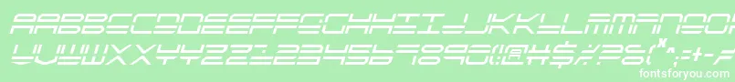 Weitere Informationen zur Qstrike2ic-Schriftart Qstrike2ic-Schriftart – Weiße Schriften auf grünem Hintergrund