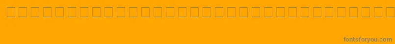 フォントAlgeria – オレンジの背景に灰色の文字