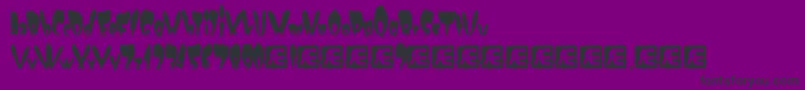 NumskullBrk Font – Black Fonts on Purple Background