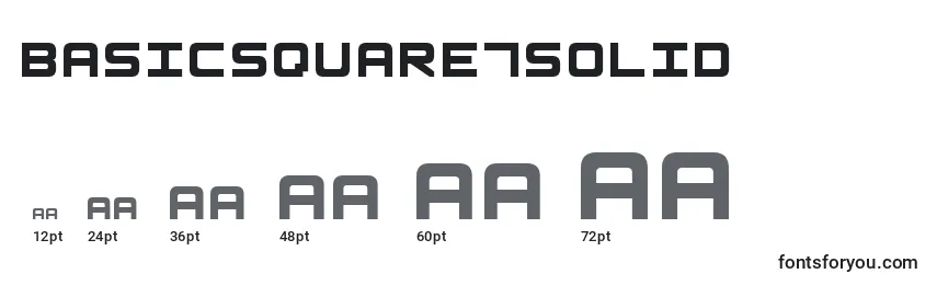 BasicSquare7Solid Font Sizes