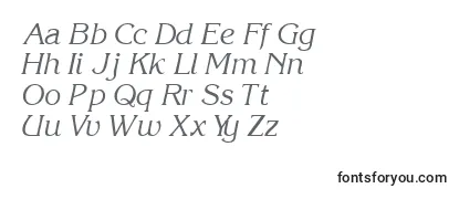 IntuitionsskItalic-fontti