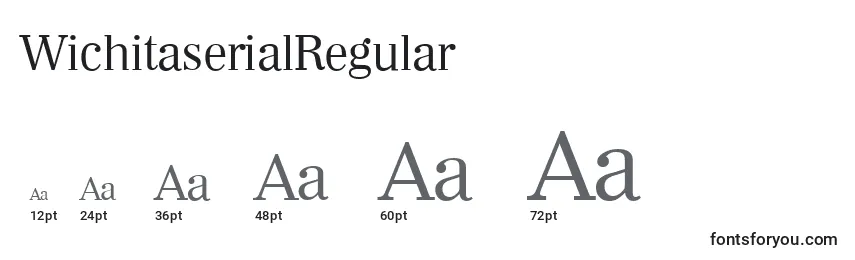 Größen der Schriftart WichitaserialRegular