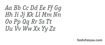 Review of the OfficinaserifmediumoscItalic Font