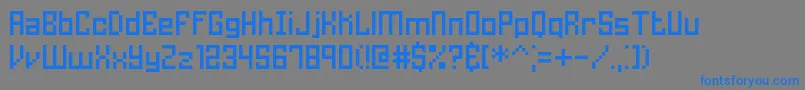 More about Homespun Font Homespun Font – Blue Fonts on Gray Background