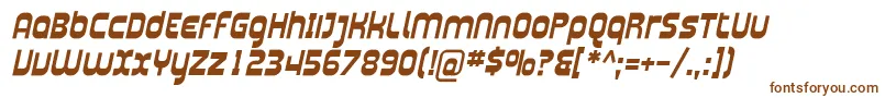Plasma04 Font – Brown Fonts on White Background